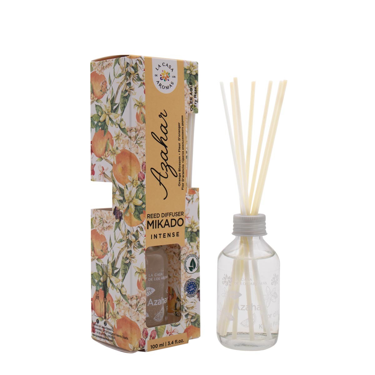Mikado Intense Azahar 100 ml | Aroma floral cítrico y fresco